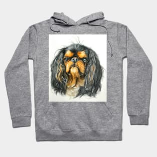 King Charles Spaniel Portrait Hoodie